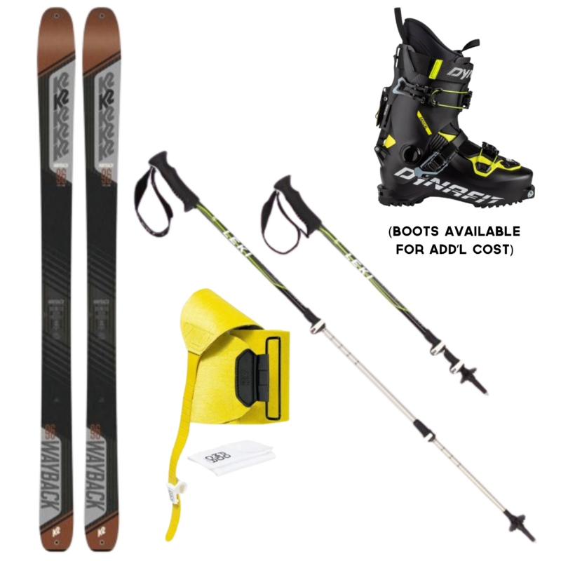 Rent K2 Wayback 96 Alpine Touring Skis - Teton Backcountry Rentals